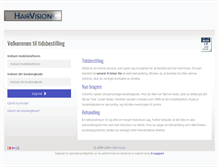 Tablet Screenshot of hairvision.bestilling.nu