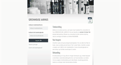 Desktop Screenshot of greenhouse-aarhus.bestilling.nu